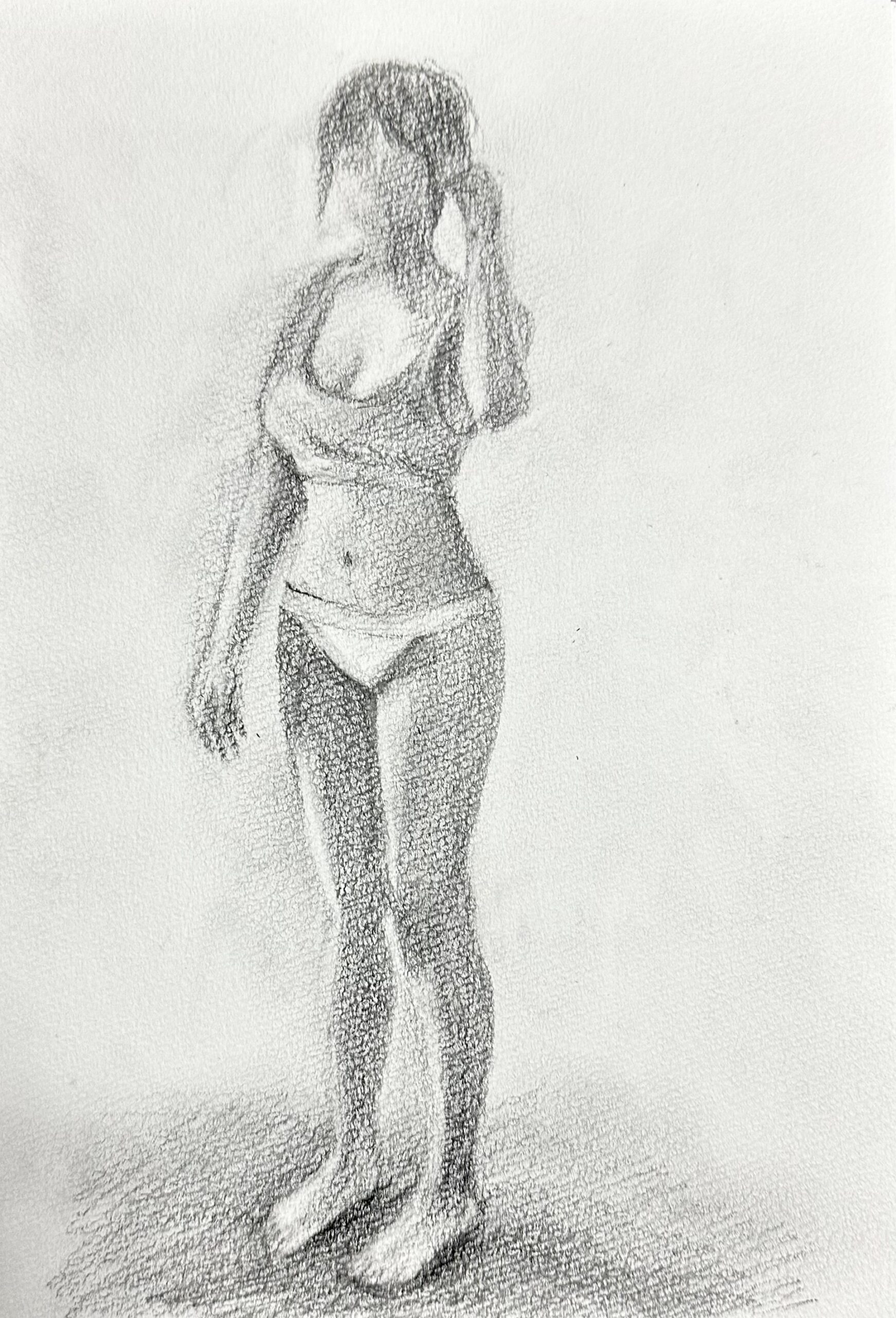 Figure Drawing of a Woman
